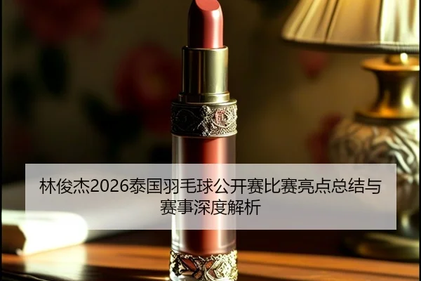 林俊杰2026泰国羽毛球公开赛比赛亮点总结与赛事深度解析